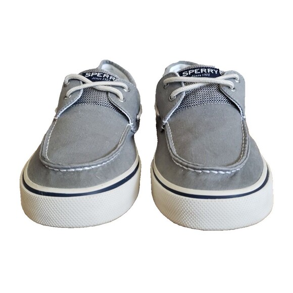 Sperry Halyard 2 Men\'s Boat shoes Casual Two Eye Lace Up Shoes Gray Size 13 NEW main image 2